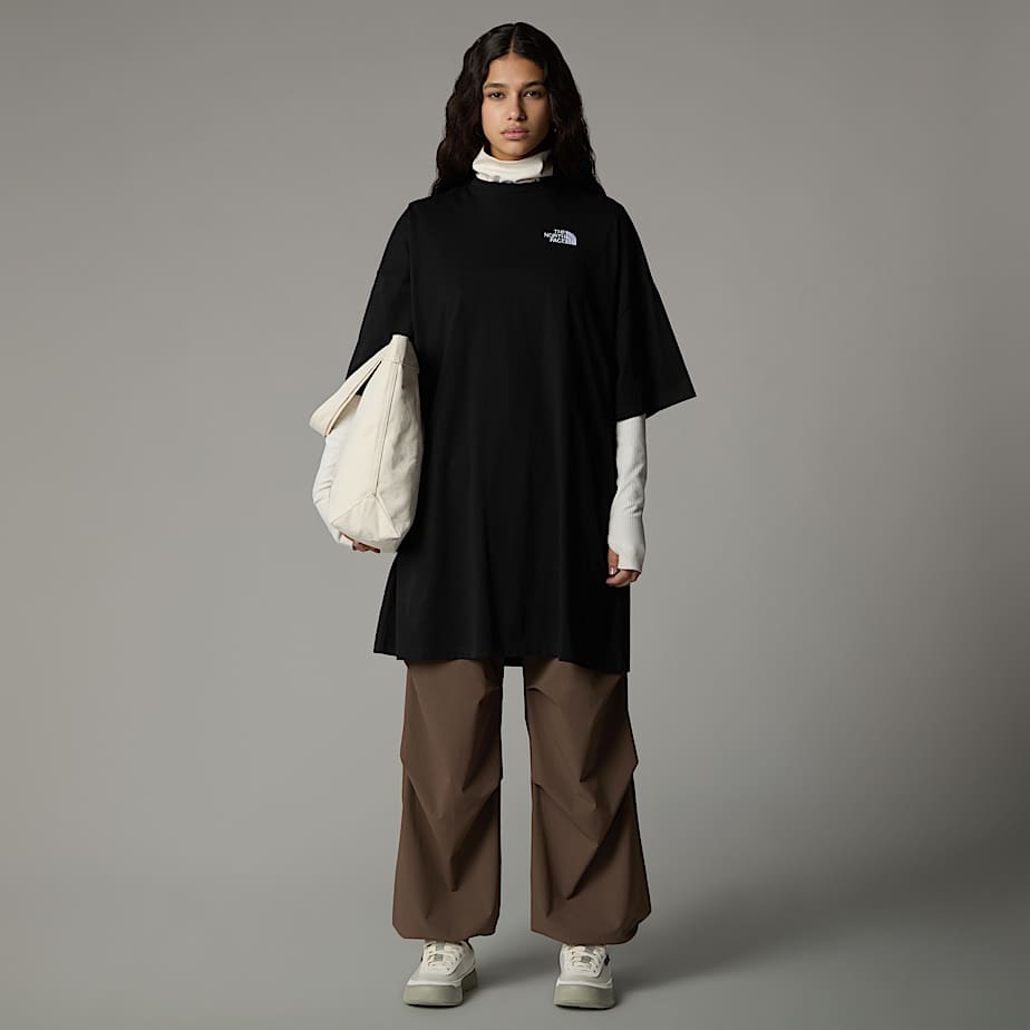Women The North Face Simple Dome T-Shirt Dress Black | NF0A99V7V