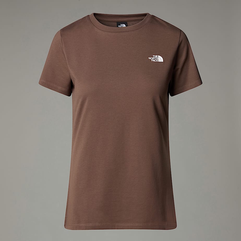 Women The North Face Simple Dome T Shirts Brown | NF0A63D9J