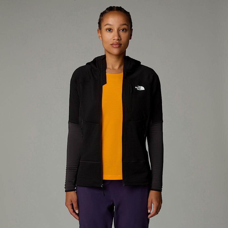 Women The North Face Stormgap Power Grid™ Hooded Jackets Black | NF0A04H1N