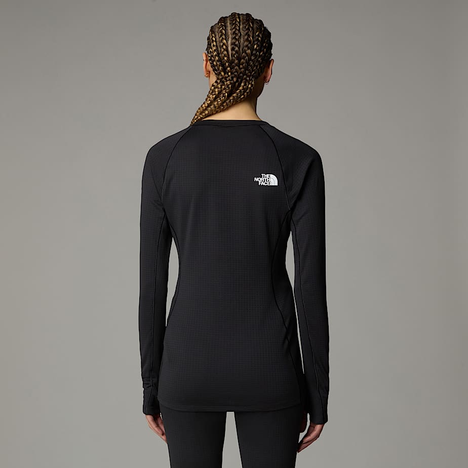 Women The North Face Summit Pro 120 Long-Sleeve Base Layer Tops Black | NF0A82T0Y