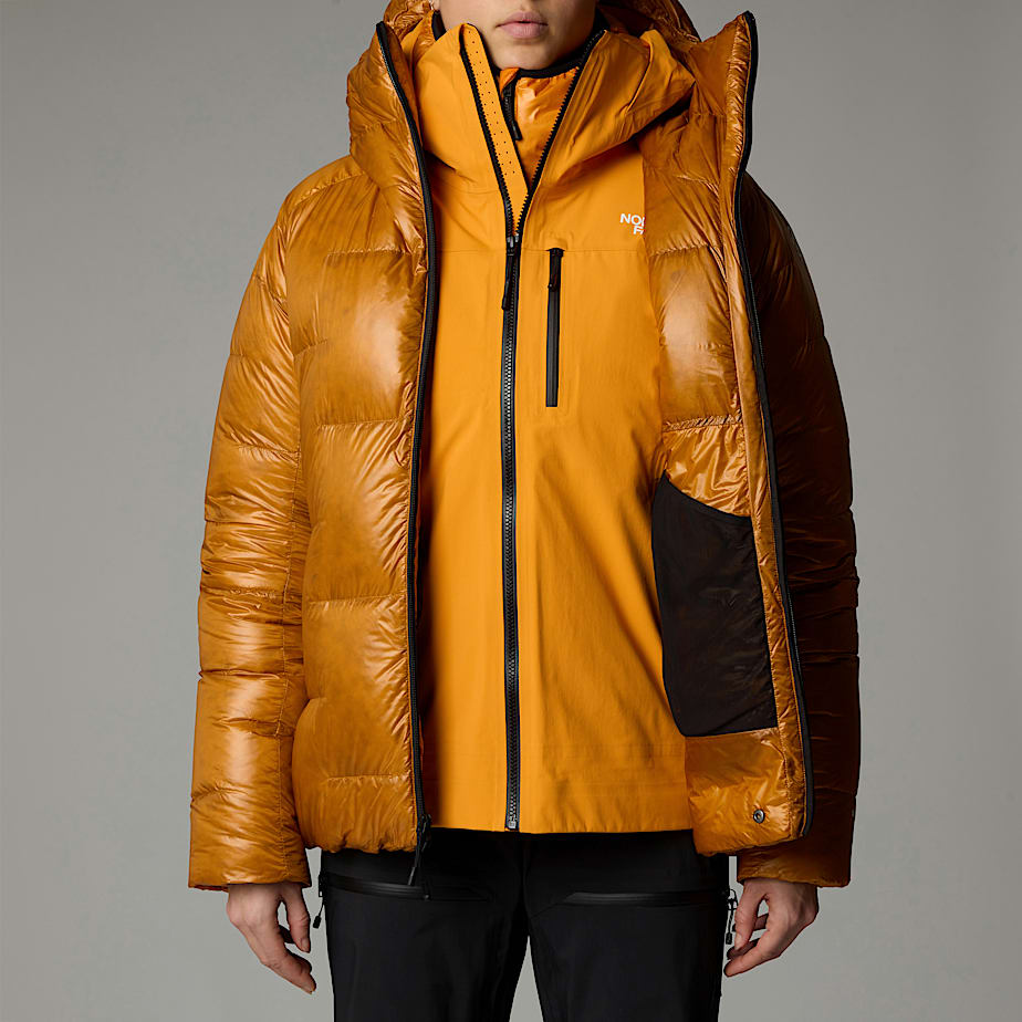 Women The North Face Summit Pumori Down Parka Gold | NF0A69A3J