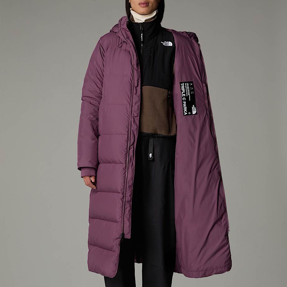 Women The North Face Triple C Parka Purple | NF0A47Y1T