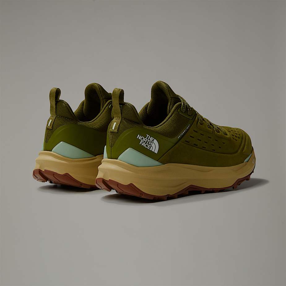 Women The North Face VECTIV™ Exploris II Leather Hiking Shoes Olive | NF0A60Z5M