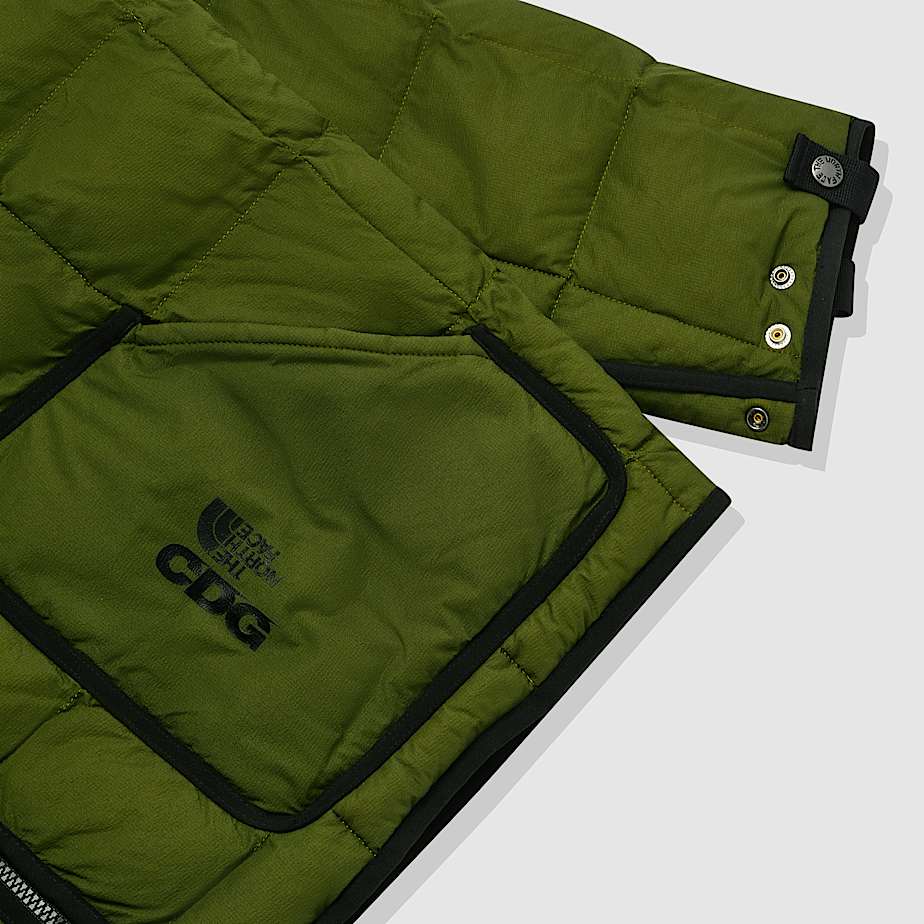 Women The North Face X CDG Belay Liner Jackets Green | NF0A69H3I