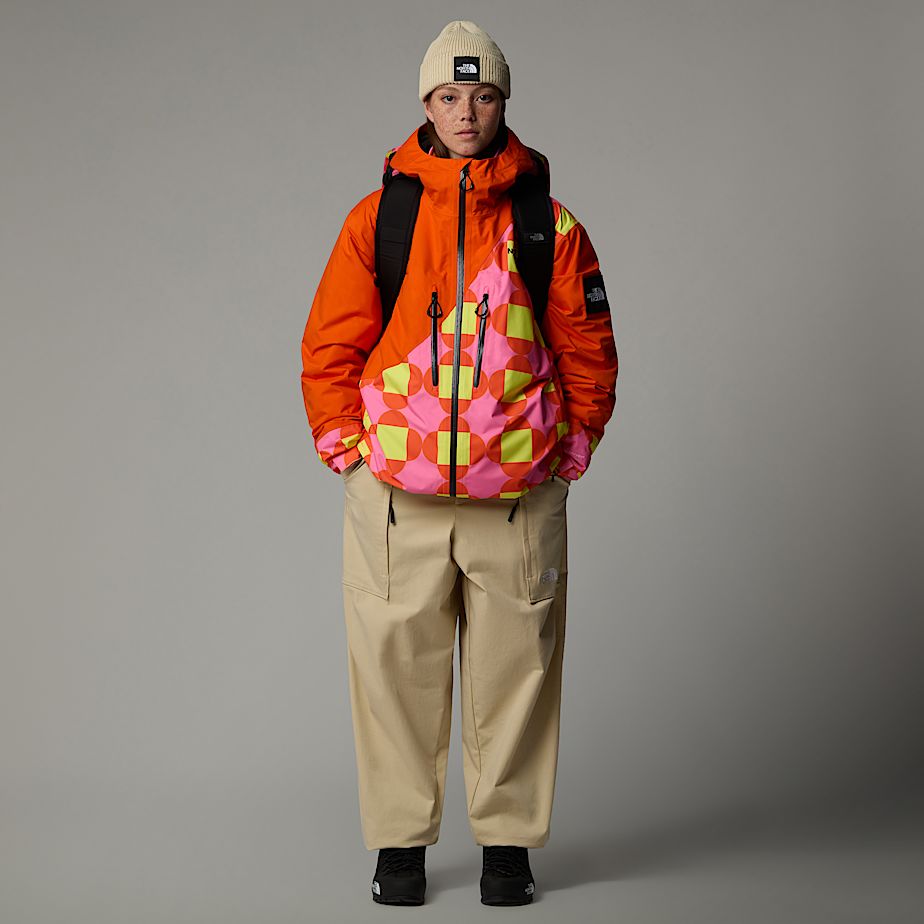 Women The North Face X Yinka Ilori Printed 2L Rain Shell Jackets Orange | NF0A96X3C