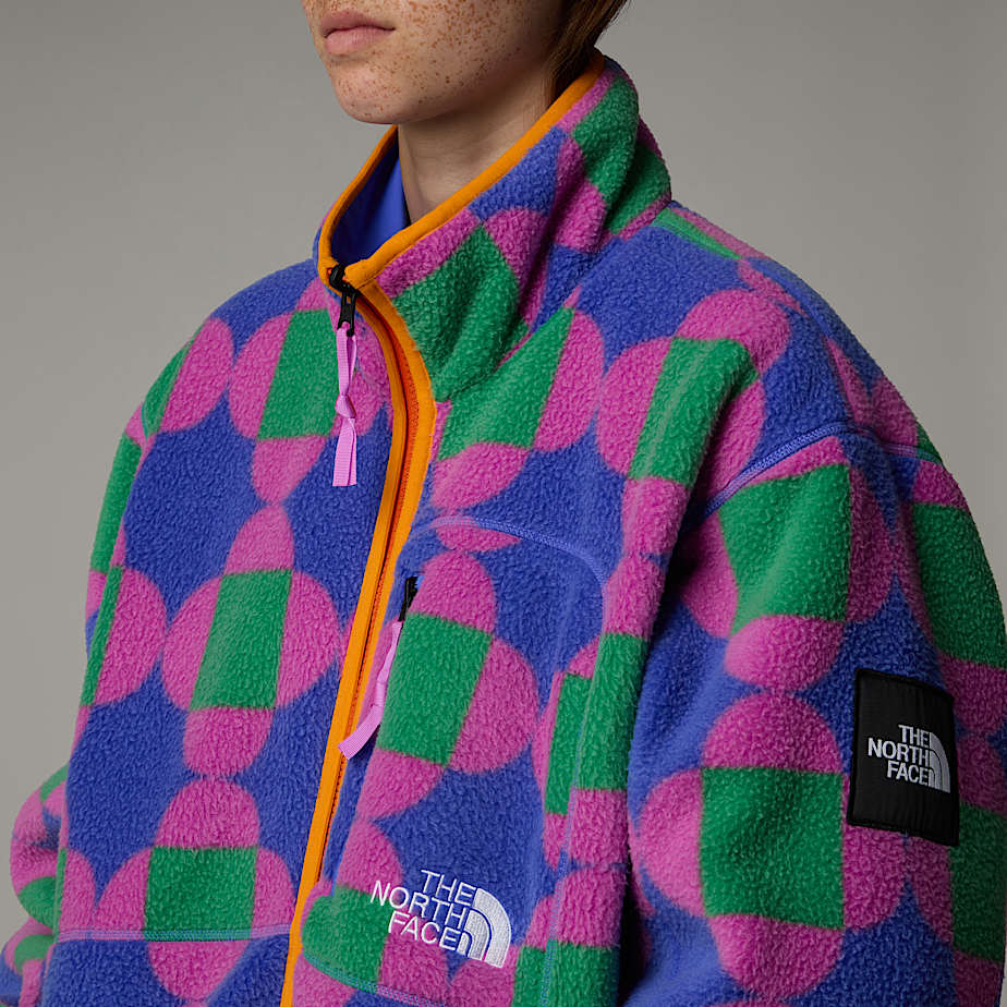 Women The North Face X Yinka Ilori Printed Reversible Fleece Jackets Multicolor | NF0A28F8R