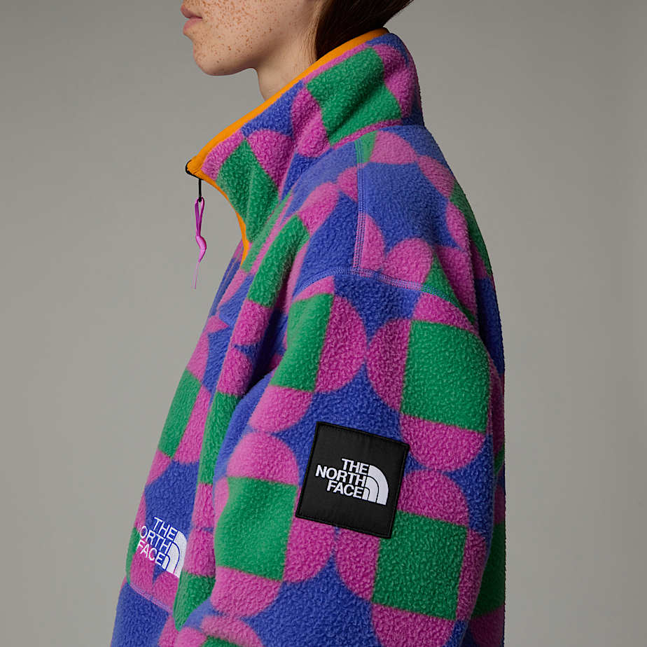 Women The North Face X Yinka Ilori Printed Reversible Fleece Jackets Multicolor | NF0A28F8R