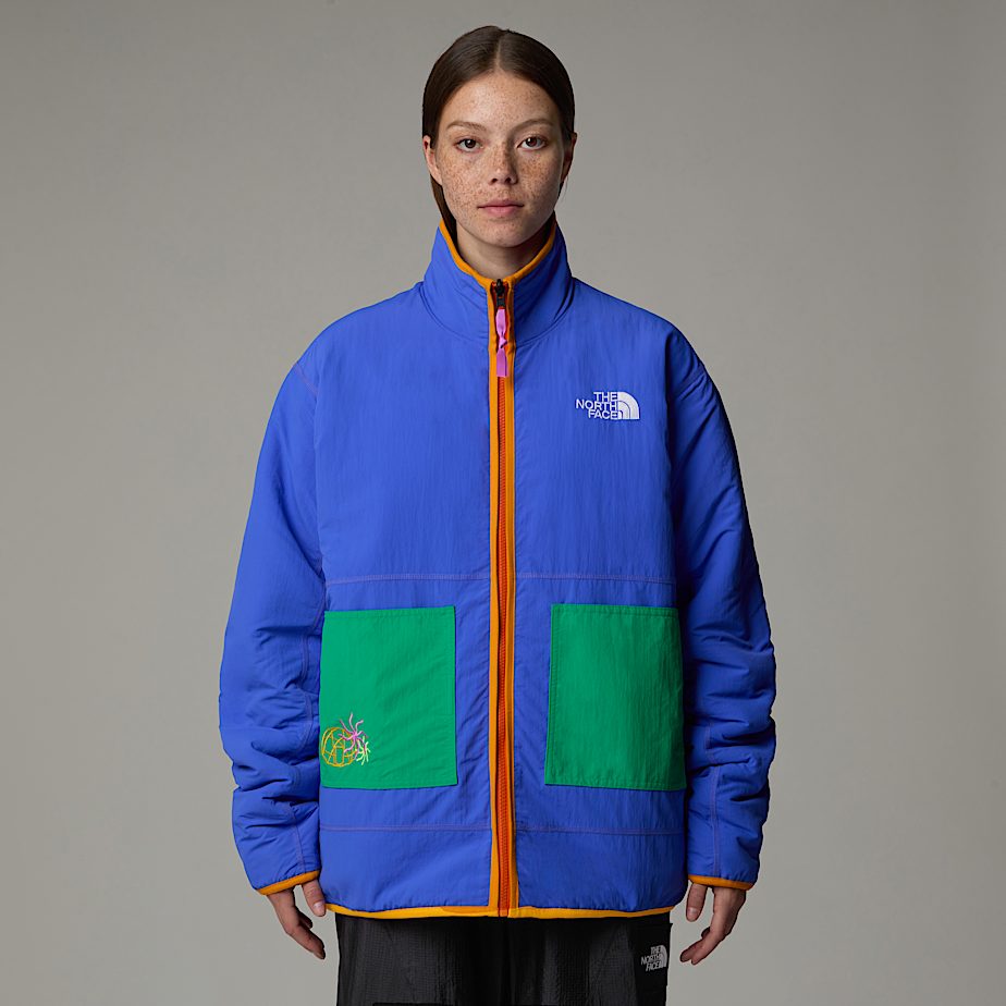 Women The North Face X Yinka Ilori Printed Reversible Fleece Jackets Multicolor | NF0A28F8R