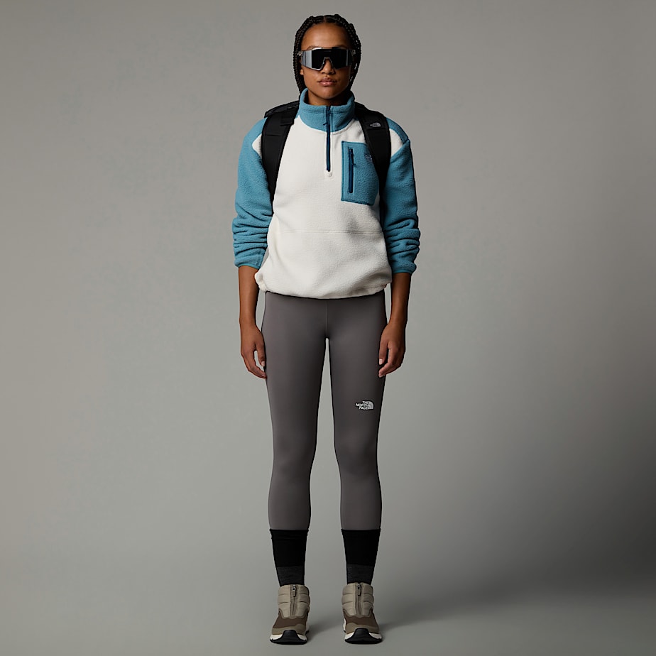 Women The North Face Yumiori 1/4 Zip Fleece Jacket Pullover Blue | NF0A39B5Q